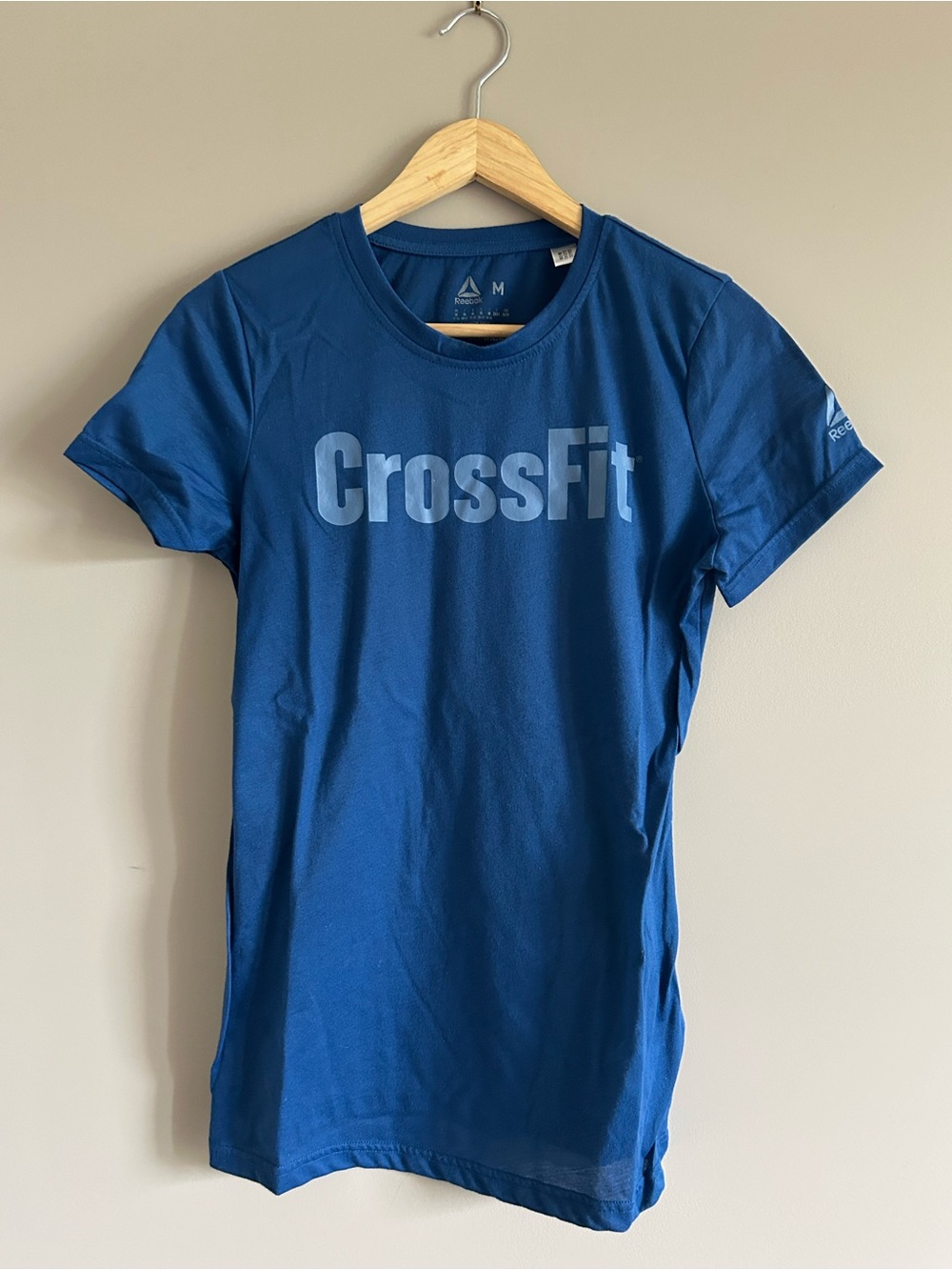 Reebok Women's Blue CrossFit Short Sleeve Tee